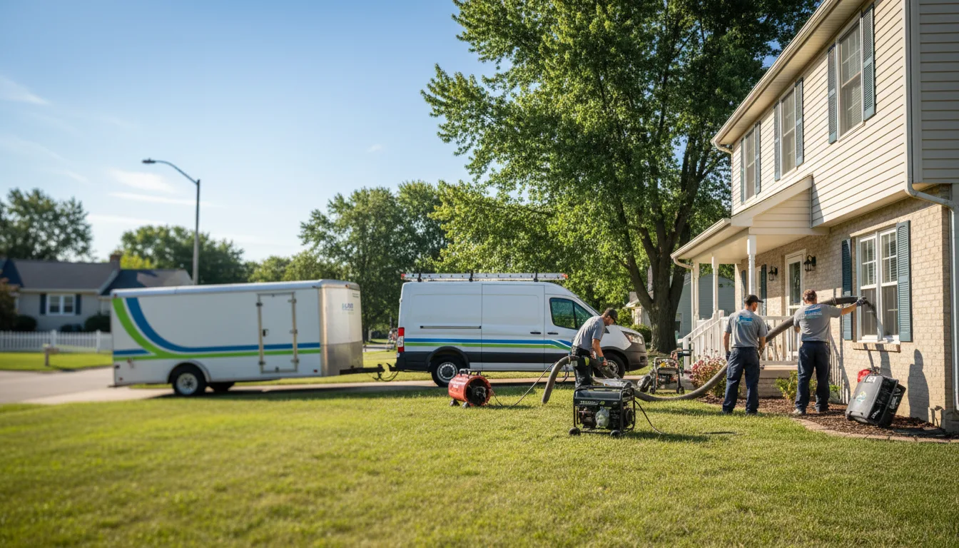 Flooded Basement Restoration And Cleanup With Repair in Toddville, IA near me
